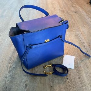 Celine Mini Belt Bag in Cobalt Blue